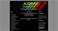Desktop Screenshot of equipamientosarm.com